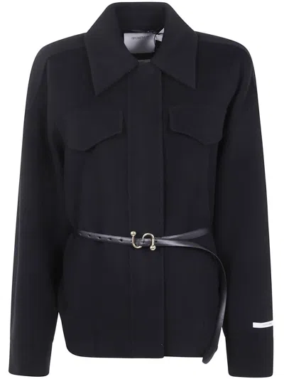 Sportmax Wool Jacket In Black