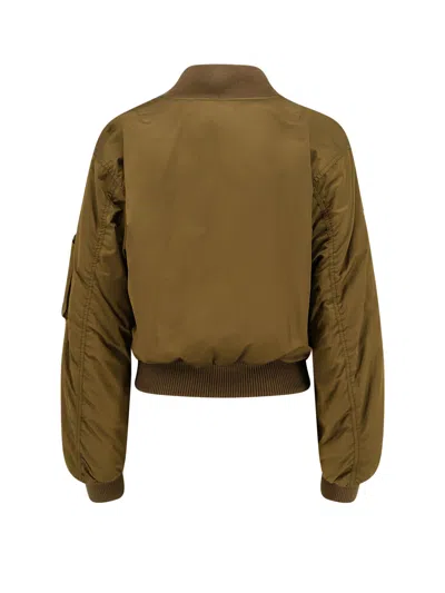 Chloé Over Turtleneck Pullover With Side Splits In Brown