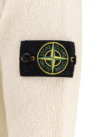 Stone Island Ribbed Crew-neck Cotton Sweater With Long Sleeves