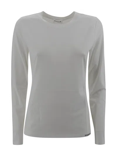P.a.r.o.s.h Cotton T-shirt With Embroidery In Gray