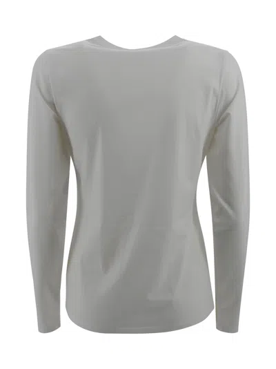 P.a.r.o.s.h Cotton T-shirt With Embroidery In Gray