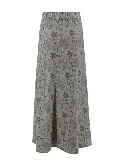 Herno Knee Length And Midi Skirts In Gray