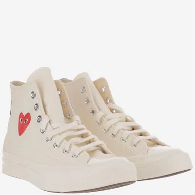 Comme Des Garçons Comme Des Garcons Chuck Taylor High Top Sneakers In White