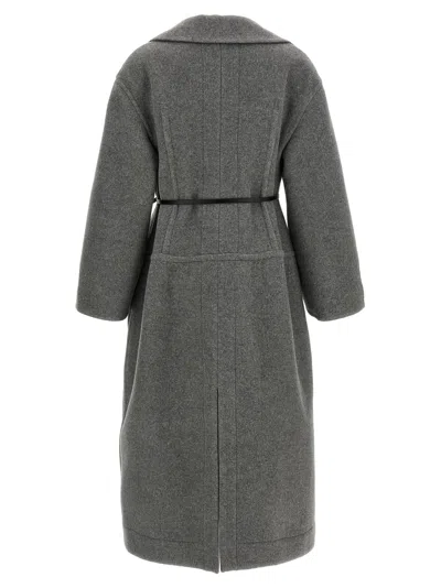 Jil Sander Single-breasted Belted Coat
