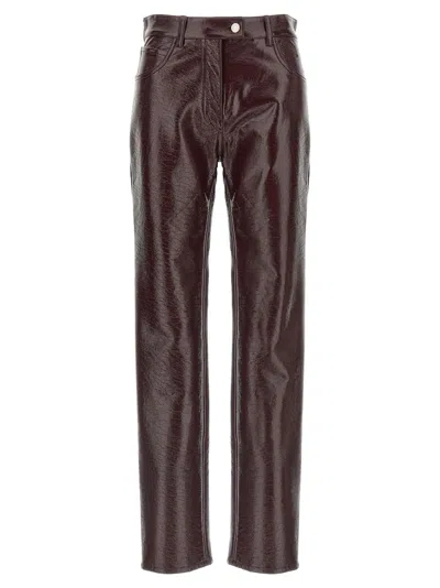 Courrèges Shiny Finish Trousers Reedition Pockets