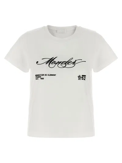 Moncler Embroidered Short Sleeve Crew Neck T-shirt