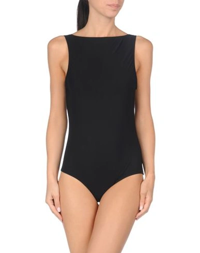 Dondup One-piece Swimsuit In Black