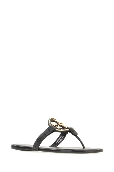 Tory Burch Miller Logo Thong Sandals