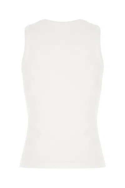 Alexander Mcqueen Mcqueen Placket Tank Top In White