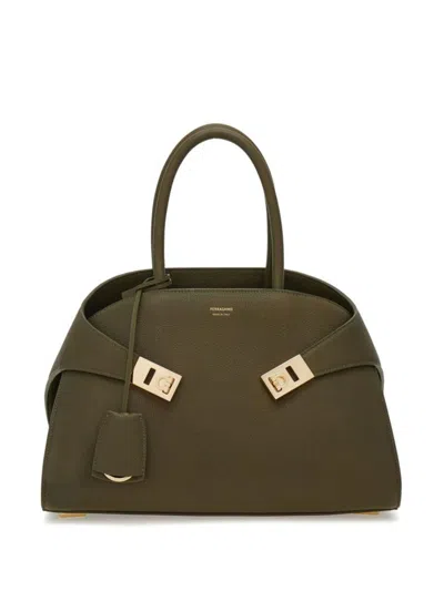 Ferragamo Women Hug Small Leahter Tote Bag