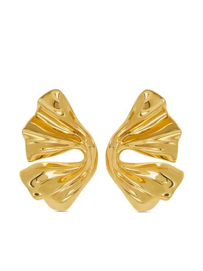 Ferragamo Logo Pendant Earrings