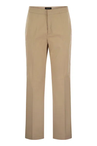 Fabiana Filippi Loose Waist Bag Details Casual Pants In Brown