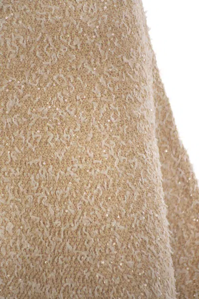 Fabiana Filippi Tweed Effect Flared Skirt