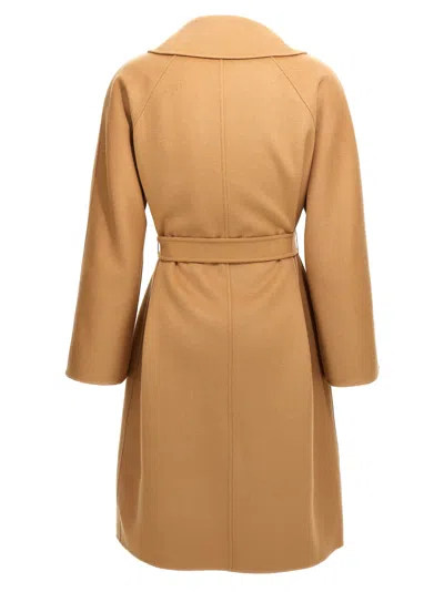 Weekend Max Mara Belted Waist Long Sleeve Coat