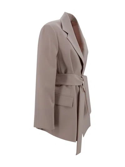 Weekend Max Mara Blazer Belted Waist Notched Lapel