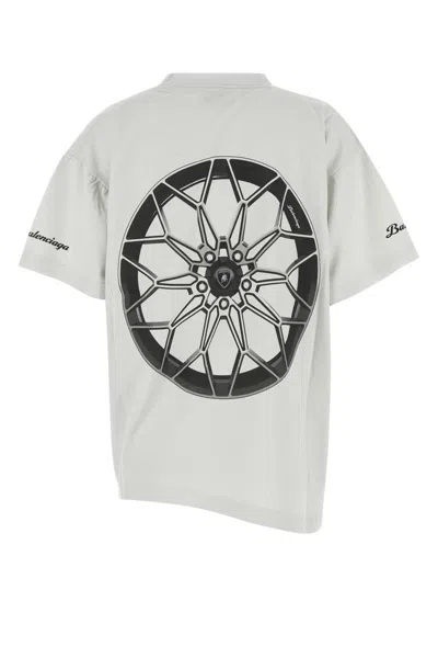 Balenciaga Lamborghini X Automobili Oversized Crew Neck T-shirt In Black
