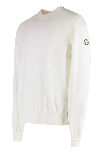 Moncler Genius 3 Moncler Mercedes-benz Designed By Nigoldeneye Cotton Sweater In Neutral