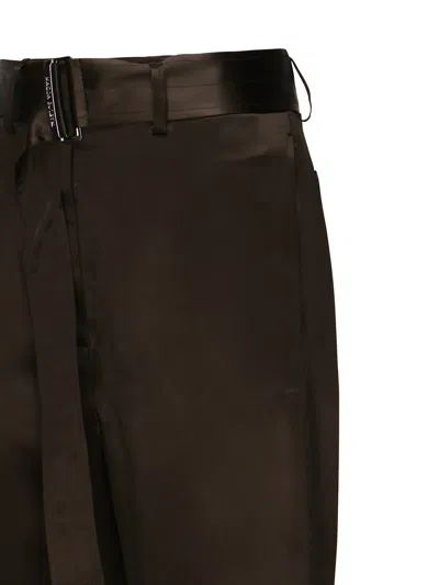 Magda Butrym Cotton Trousers With Belt