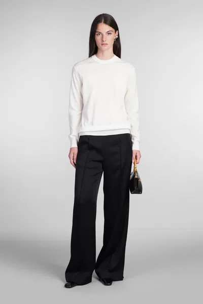 Jil Sander Knitwear In Beige Wool In White