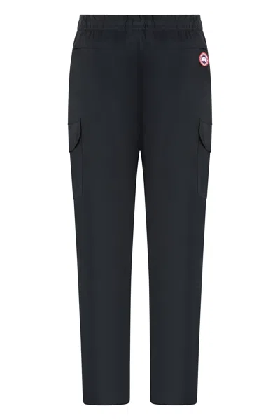 Canada Goose Killarney Track Pants In Techno Fabric In Black