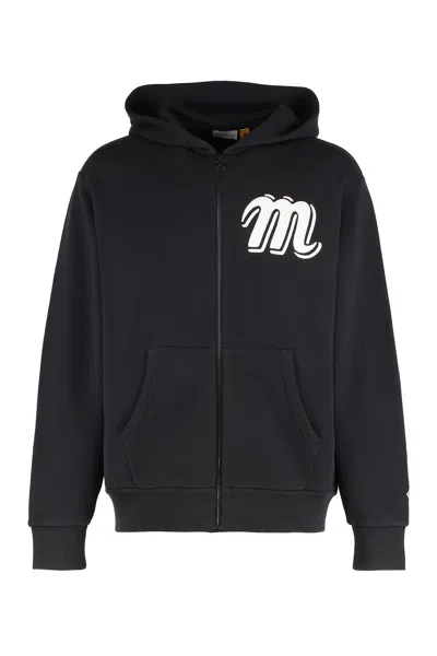 Moncler Genius Mercedes-benz X Nigo Hoodie With Front Pockets In Blue