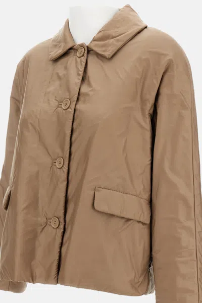 Max Mara The Cube Giacca Corta Creens In Brown