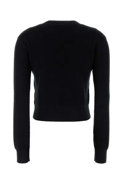 Loewe Women Black Wool Sweater In Black