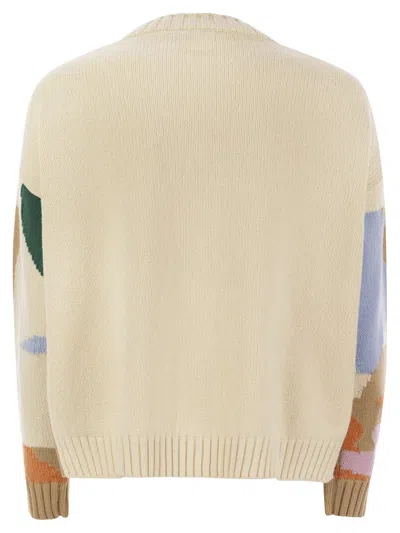 Weekend Max Mara Fabian Crewneck Knit Jumper In Multi