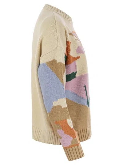 Weekend Max Mara Fabian Crewneck Knit Jumper In Multi