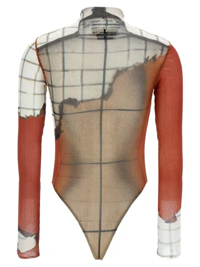 Jean Paul Gaultier The Fire Bodysuit In Multi