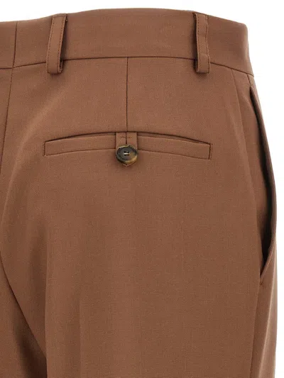 Stella Mccartney Wool Trousers With Wide Leg And Front Crease