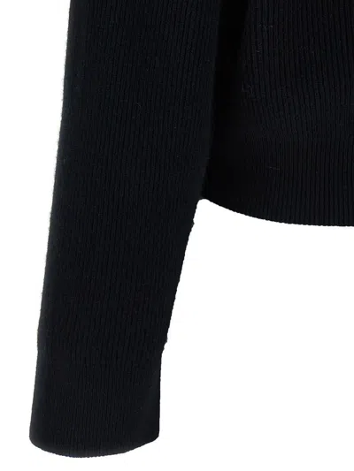 Brunello Cucinelli Ribbed Turtleneck Sweater Sweaters And Cardigans Black In Black