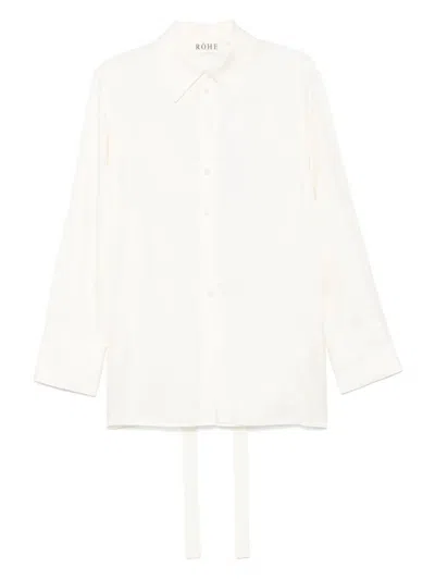 Rohe Deconstructed Silk Shirt Clothing