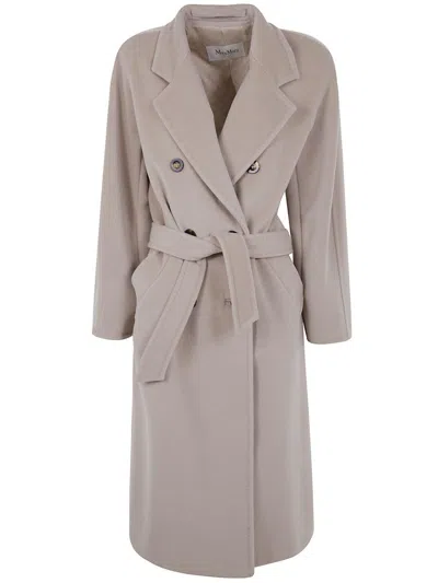 Max Mara Classic "madame" Coat Clothing In Gray