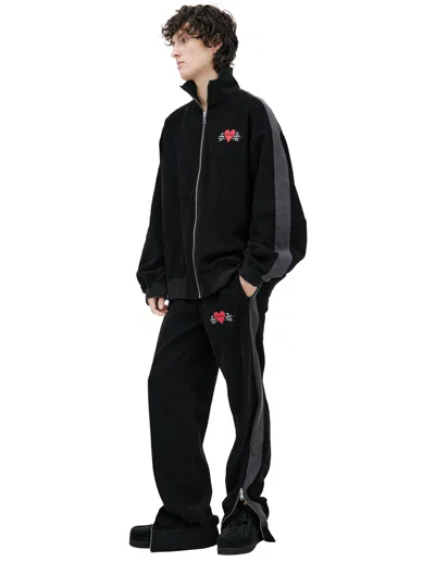 (d)ivision Black Hoodie With Logo