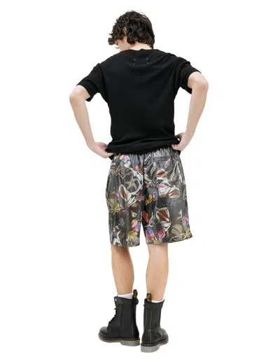 Acne Studios Monoprint Shorts In Multi