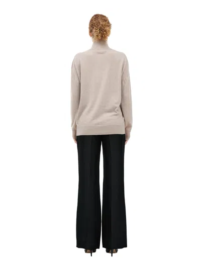 The Row Beige Cashmere Sweater