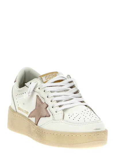 Golden Goose Low-top Sneakers With Perforated Upper In White