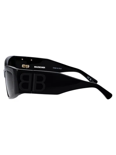 Balenciaga Injected Bb0321s Sunglasses In Black