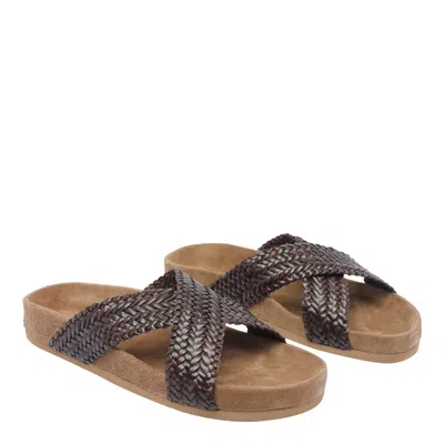 Dragon Diffusion Sandals In Black