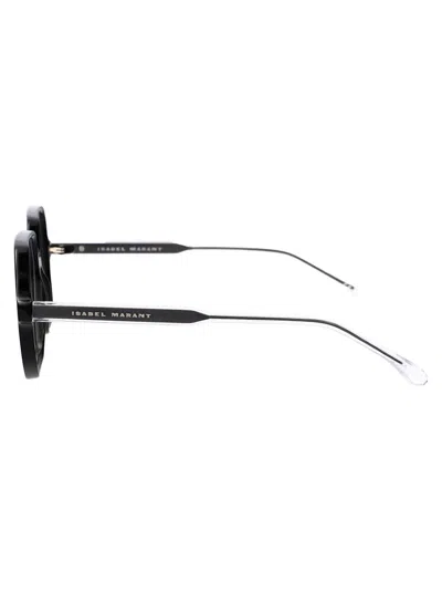 Isabel Marant Black Metal Glasses In Black