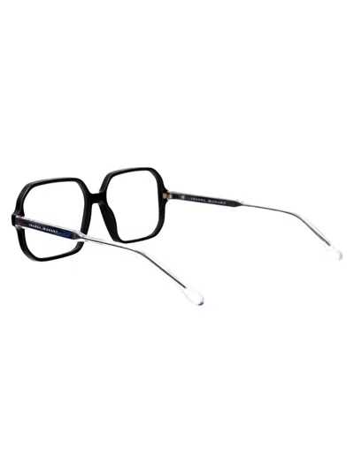 Isabel Marant Black Metal Glasses In Black