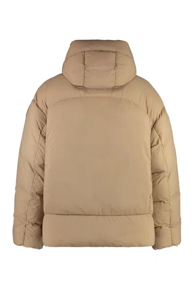 Canada Goose Wilu Hooded Down Jacket In Brown