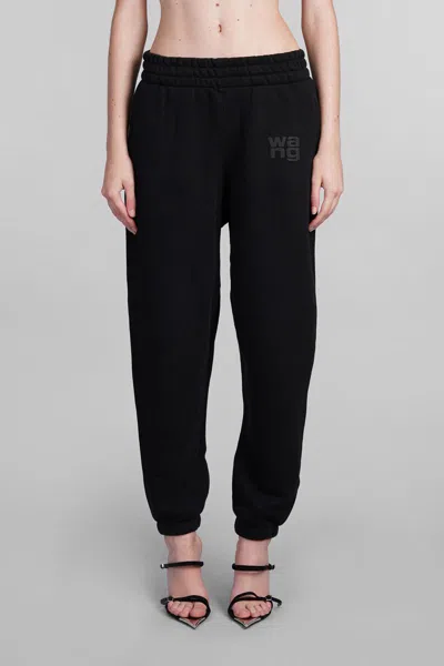 Alexander Wang Jogging En Coton In Black
