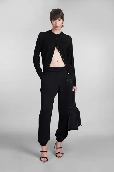 Alexander Wang Jogging En Coton In Black