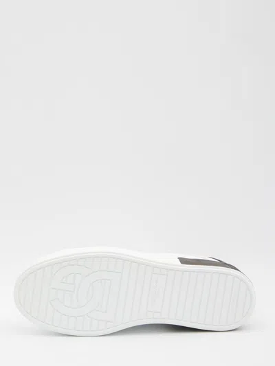 Dolce & Gabbana Sneakers From The Portofino Line In Calfskin In White