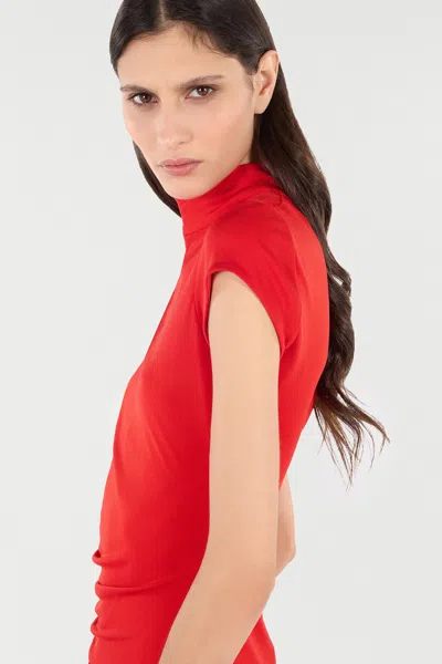 Roberto Cavalli Mini Dress With Ruched Detail