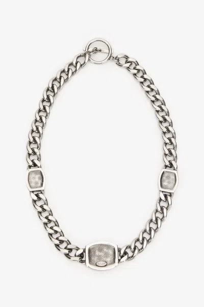 Roberto Cavalli Chain Necklace With Rc Monogram