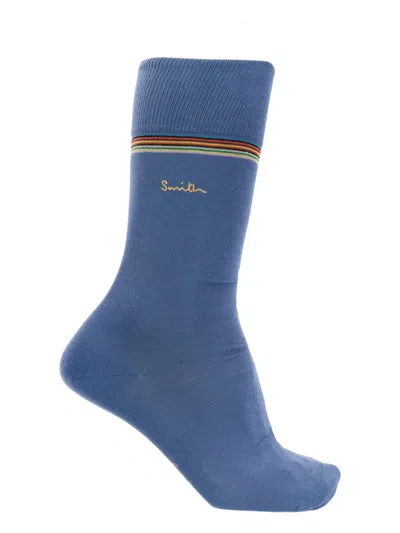 Paul Smith Logo-embroidered Socks (set Of Three) In Multi