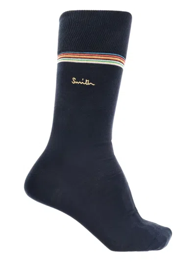 Paul Smith Logo-embroidered Socks (set Of Three) In Multi